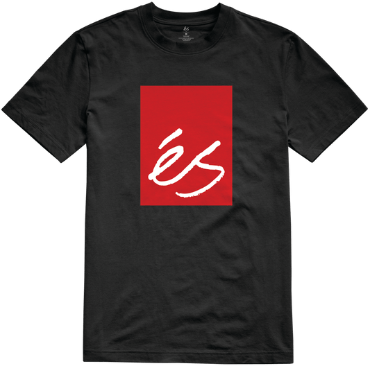 Main Block Tee s/s Basic T-Shirt Black | éS skateboarding S/S Basic T-Shirt Es Footwear Sneakers Skate Style OG Premium