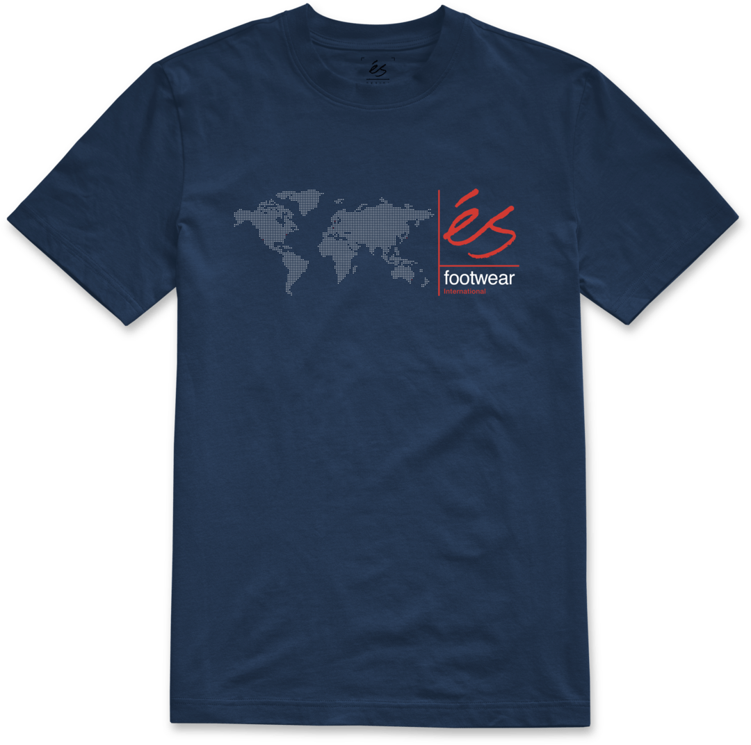 digi map tee - shirts & tops - navy - esskateboarding