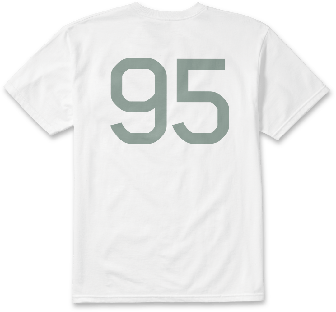 95 Tee white - t-shirt | éS skateboarding S/S Basic T-Shirt Es Footwear Sneakers Skate Style OG Premium