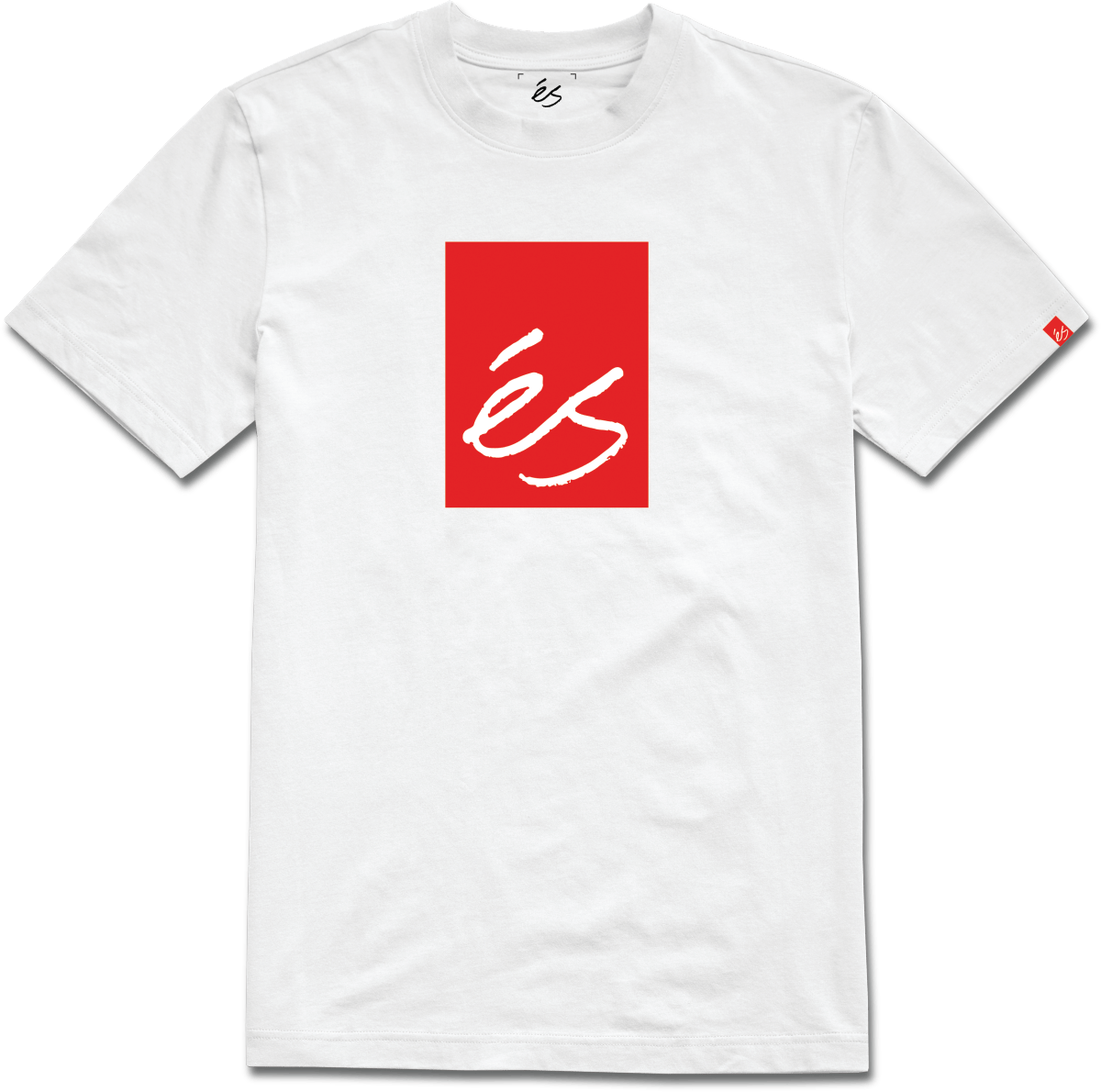 main block tee - shirts & tops - white - esskateboarding