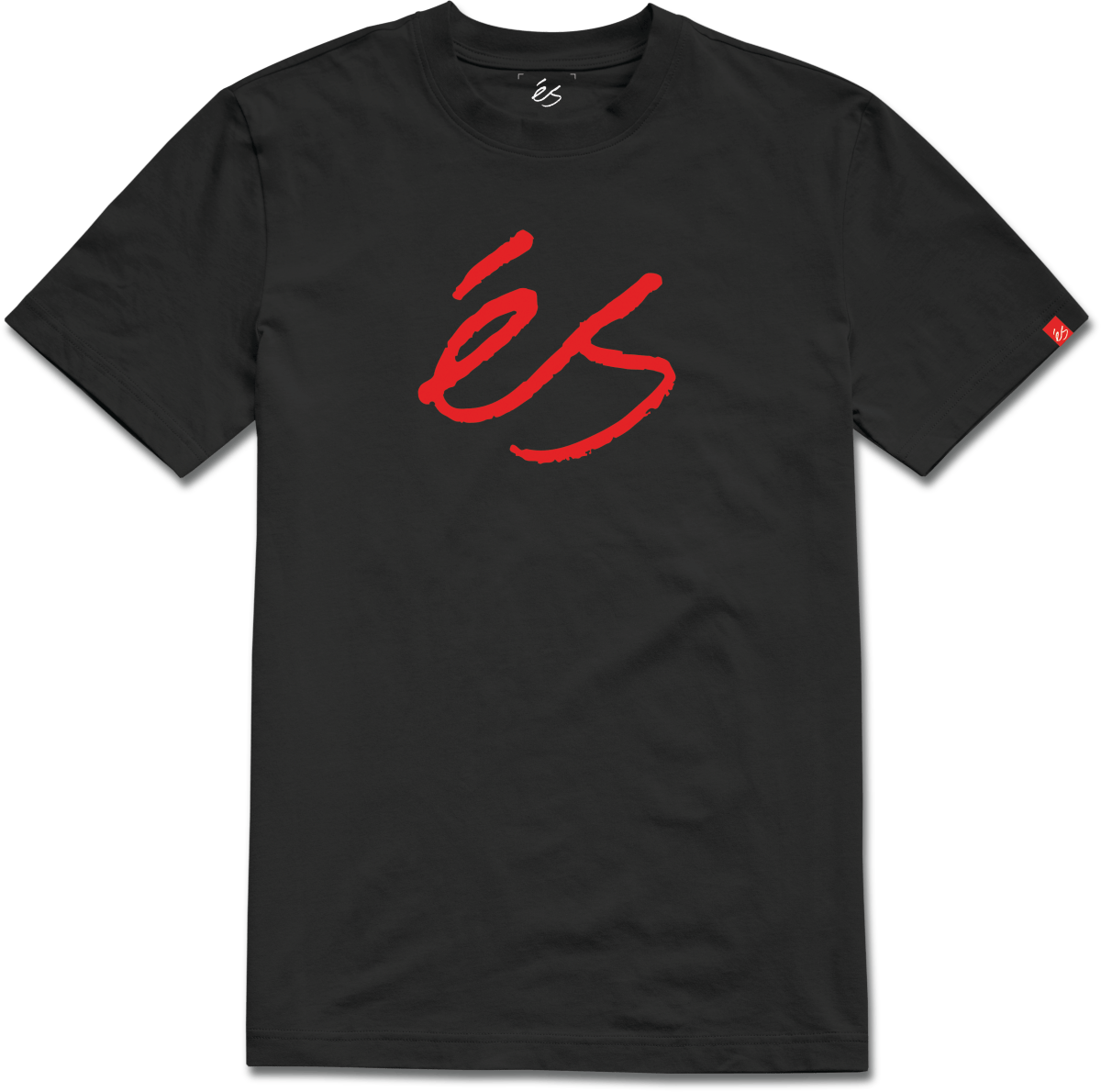 script tee - skate shoes - black - esskateboarding