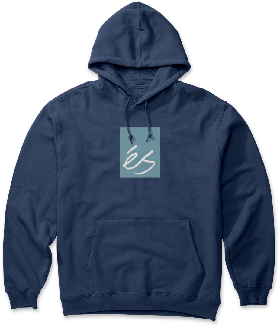 main block pullover - shirts & tops - navy/blue - esskateboarding