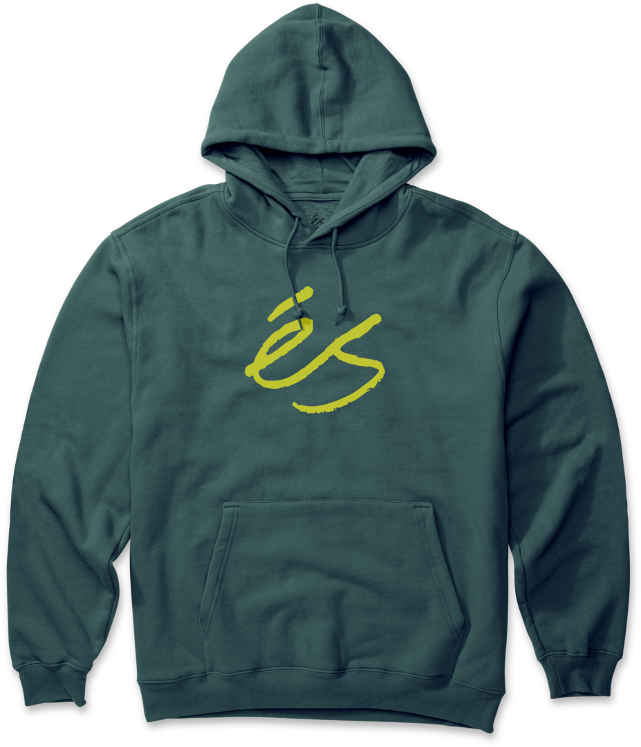 script pullover - shirts & tops - hunter green - esskateboarding