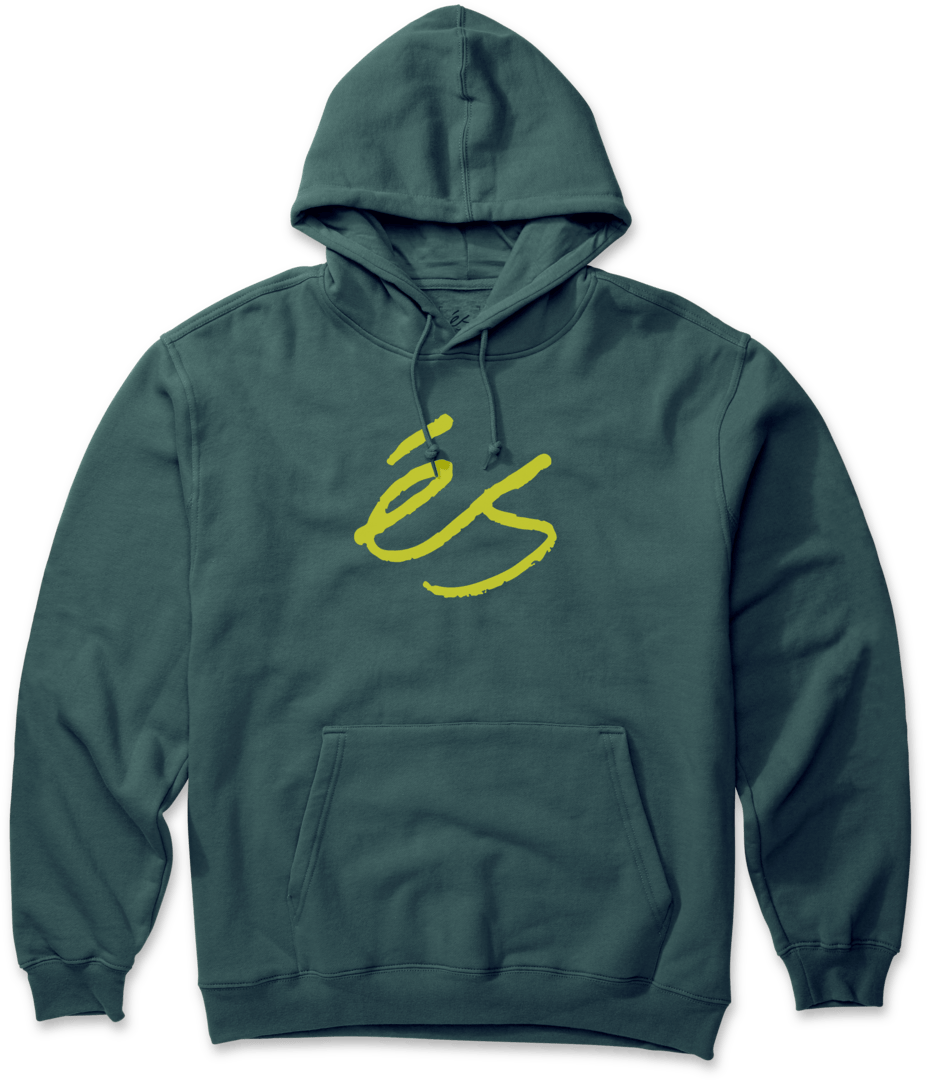 script pullover - shirts & tops - hunter green - esskateboarding