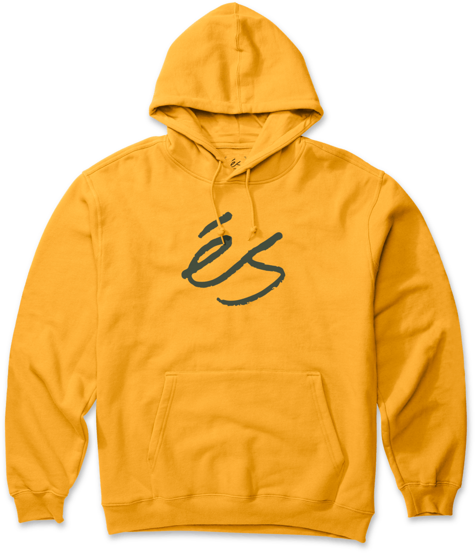 script pullover - shirts & tops - gold - esskateboarding