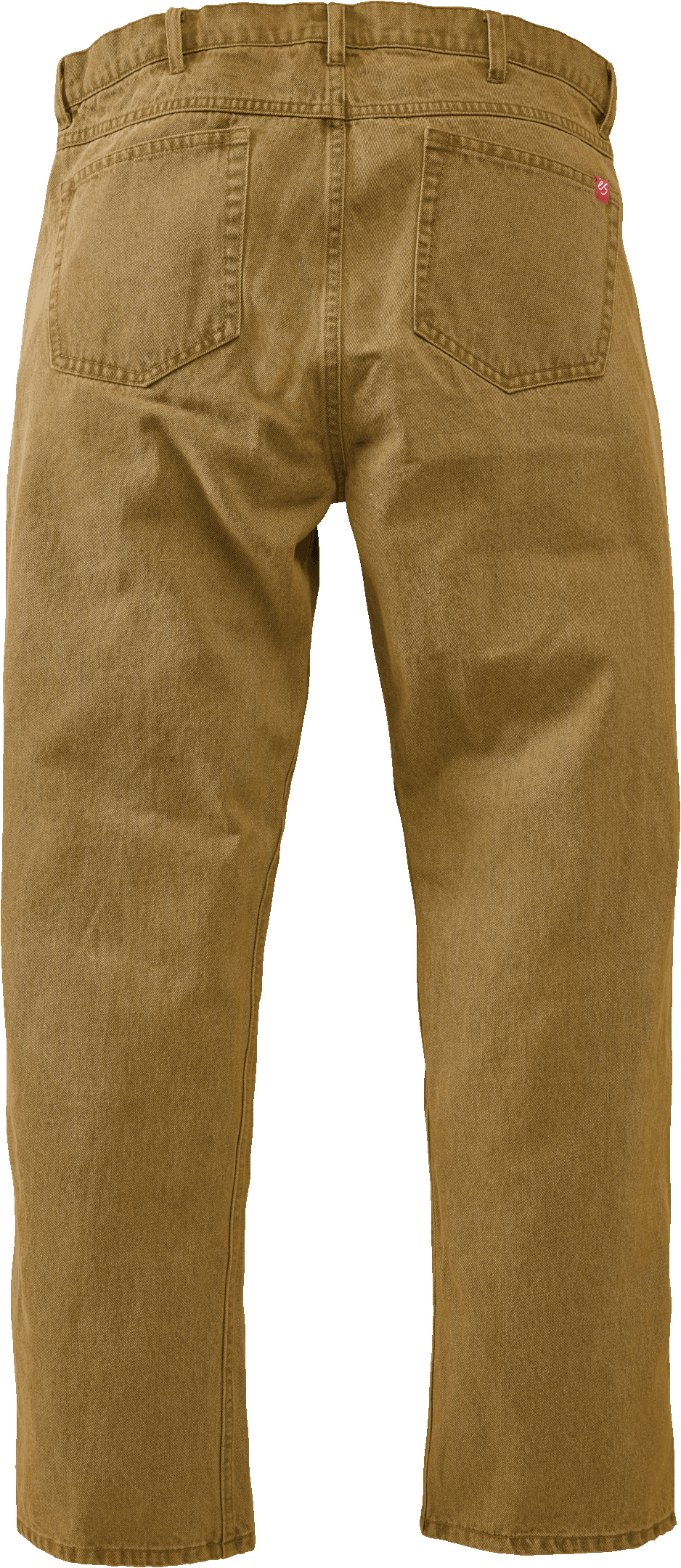 baggy denim pant - pants - brown - esskateboarding