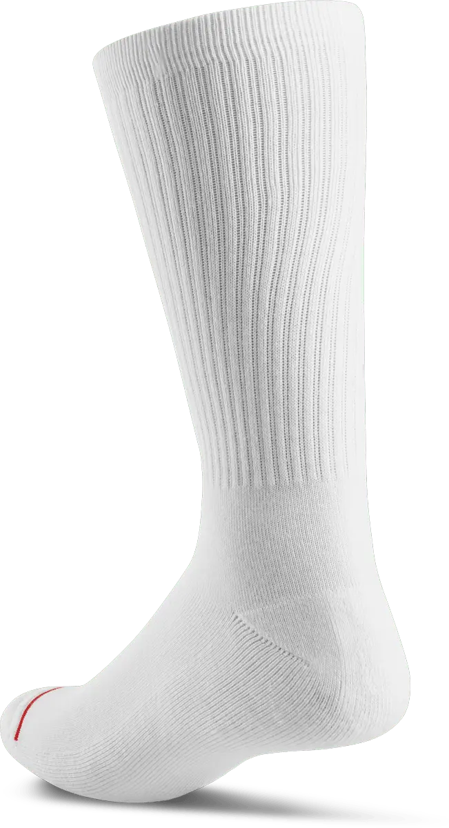 Script Crew Sock white | éS skateboarding Crew Sock Es WHITE / One Size Footwear Sneakers Skate Style OG Premium 5140000937.100.OS.1ST 194691400987