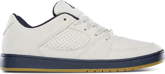Accel Slim Skate Shoe White/Navy | éS skateboarding Low-Top Shoe Es Footwear Sneakers Skate Style OG Premium