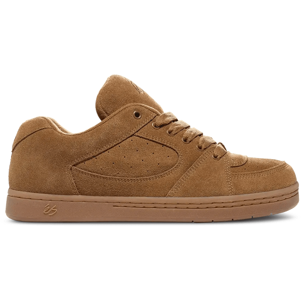 Accel OG Brown/Gum – Low-Top Shoe | éS Skateboarding EU Low-Top Shoe eS Footwear Sneakers Skate Style OG Premium