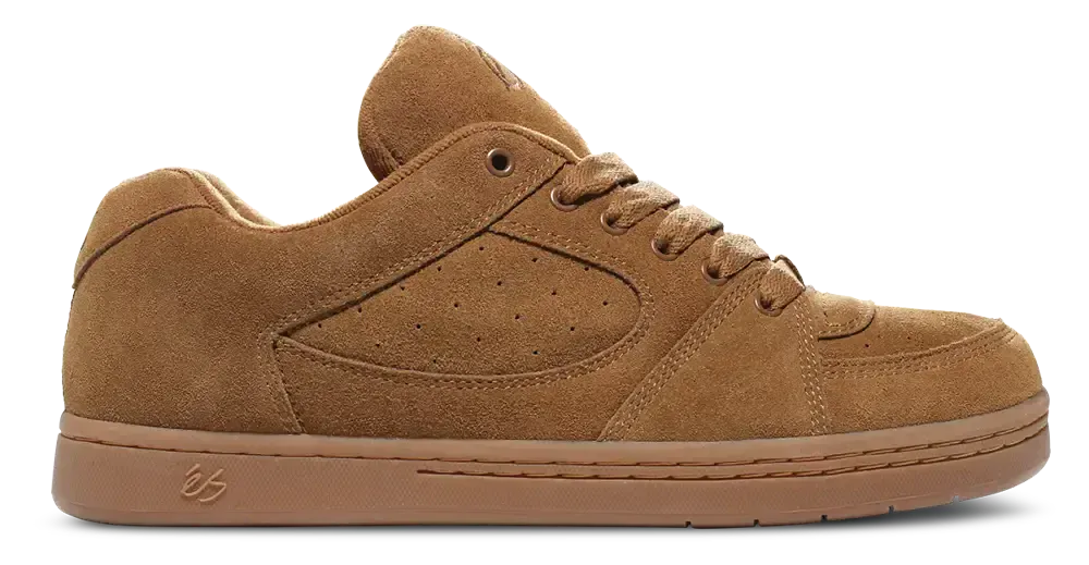 Accel Og brown/gum - skate shoes | éS skateboarding Low-Top Shoe Es Footwear Sneakers Skate Style OG Premium