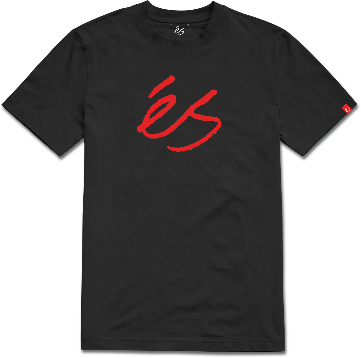 script tee - skate shoes - black - esskateboarding