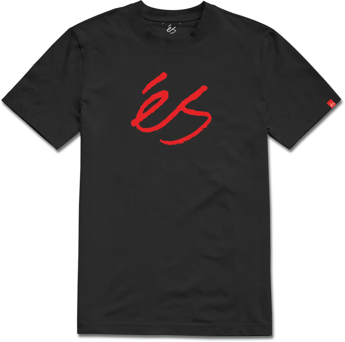 Script Tee Black – Basic T-Shirt | éS Skateboarding EU S/S Basic T-Shirt eS Footwear Sneakers Skate Style OG Premium