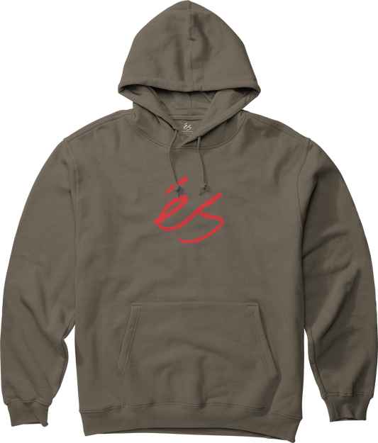 Script Pullover - Stylish Comfort in Cotton/Poly Screen Hooded Fleece Es Footwear Sneakers Skate Style OG Premium