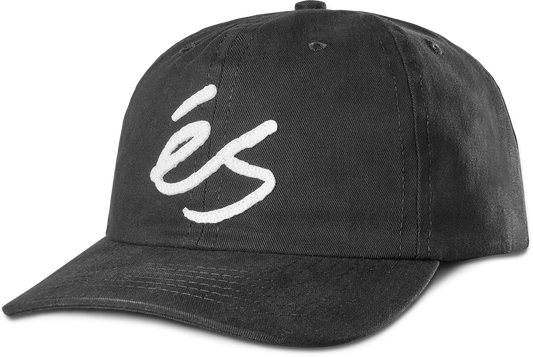 script applique snapback hat - hats - black - esskateboarding