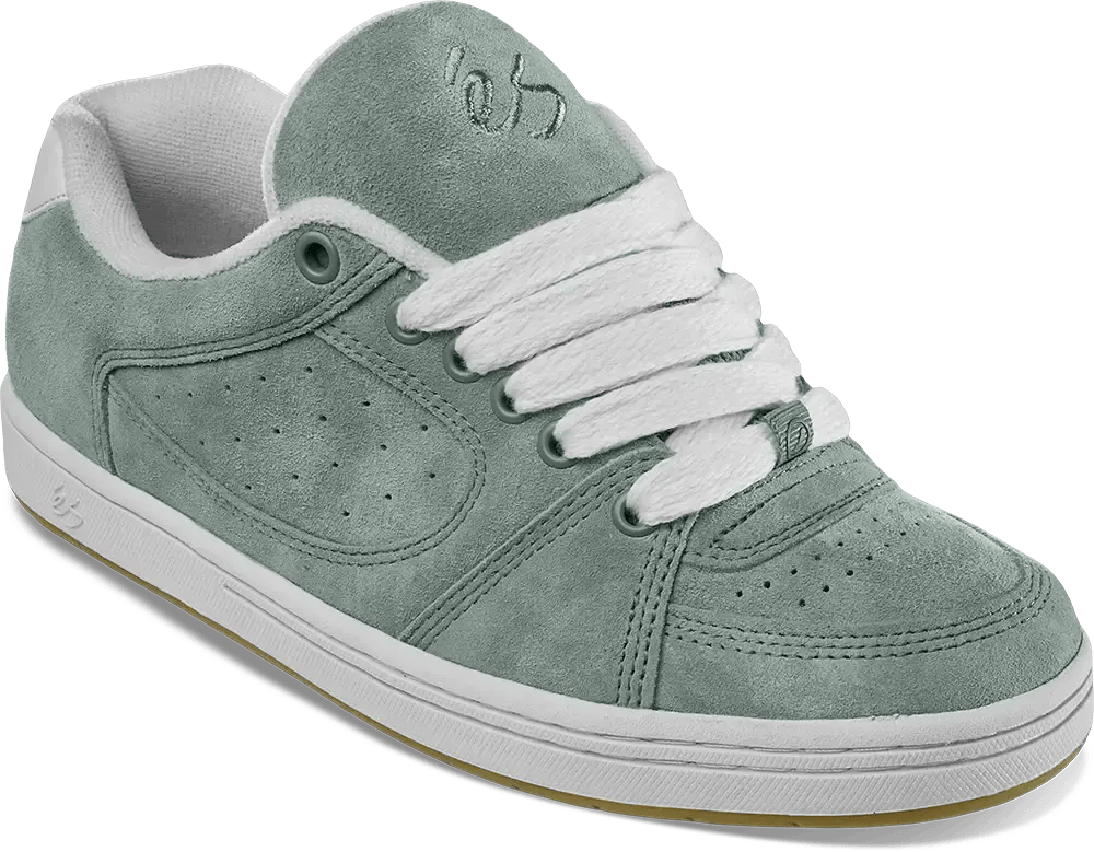 Accel Skate Shoe Sage Suede | éS Skateboarding Low-Top Shoe eS Footwear Sneakers Skate Style OG Premium