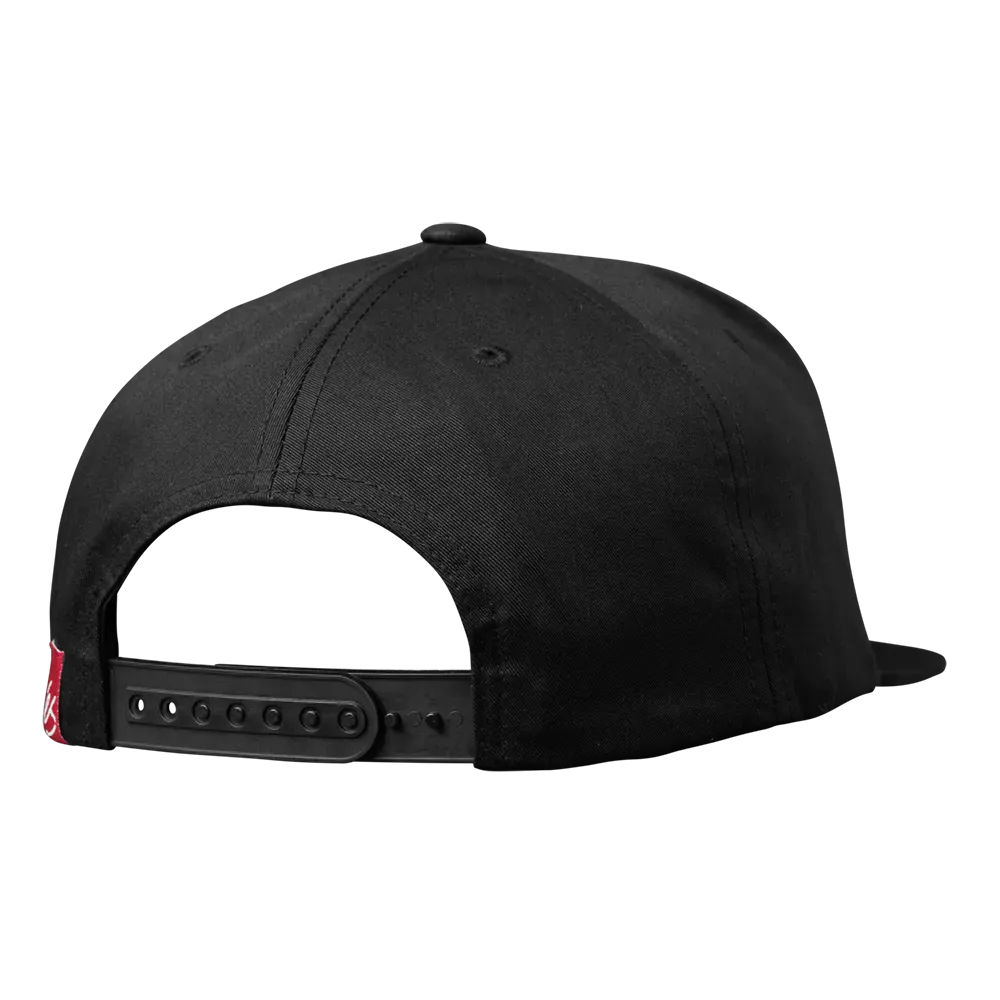 Script Snapback Hat in Black | éS Skateboarding EU Custom Hat eS Black / OS Footwear Sneakers Skate Style OG Premium 5140000880.001.OS.1ST 886608345091