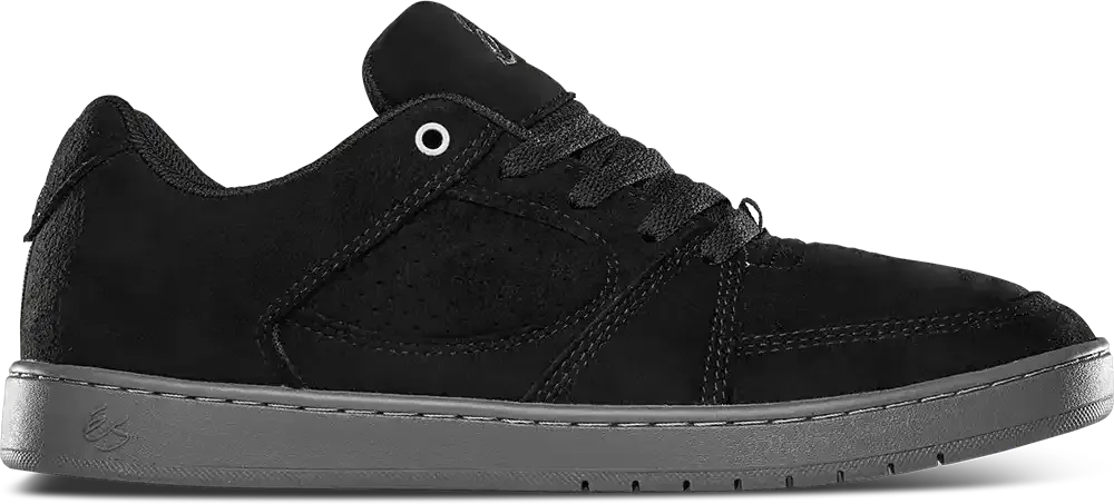 Accel Slim Skate Shoe Black/Grey | éS skateboarding Low-Top Shoe Es Footwear Sneakers Skate Style OG Premium