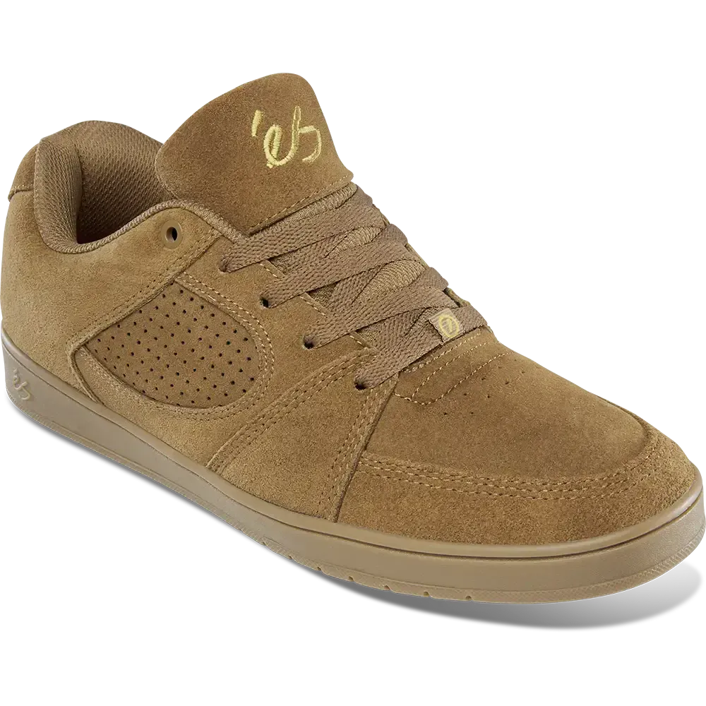 Accel Slim brown/gum - skate shoes | éS skateboarding – éS