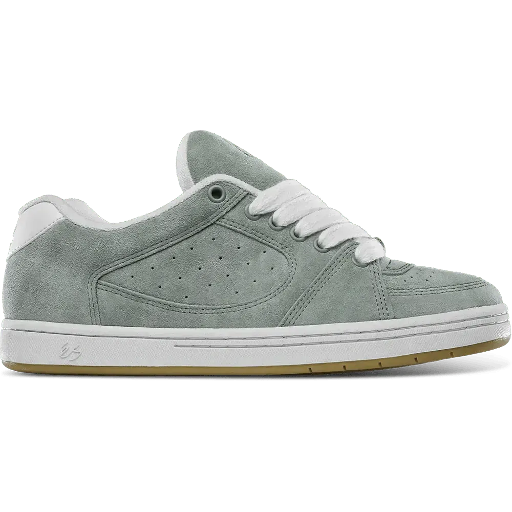 Accel Skate Shoe Sage Suede | éS Skateboarding Low-Top Shoe eS Footwear Sneakers Skate Style OG Premium