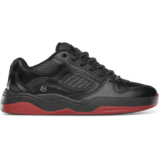 TJ Rogers Black/Red – Low-Top Shoe | éS Skateboarding EU Low-Top Shoe eS Footwear Sneakers Skate Style OG Premium
