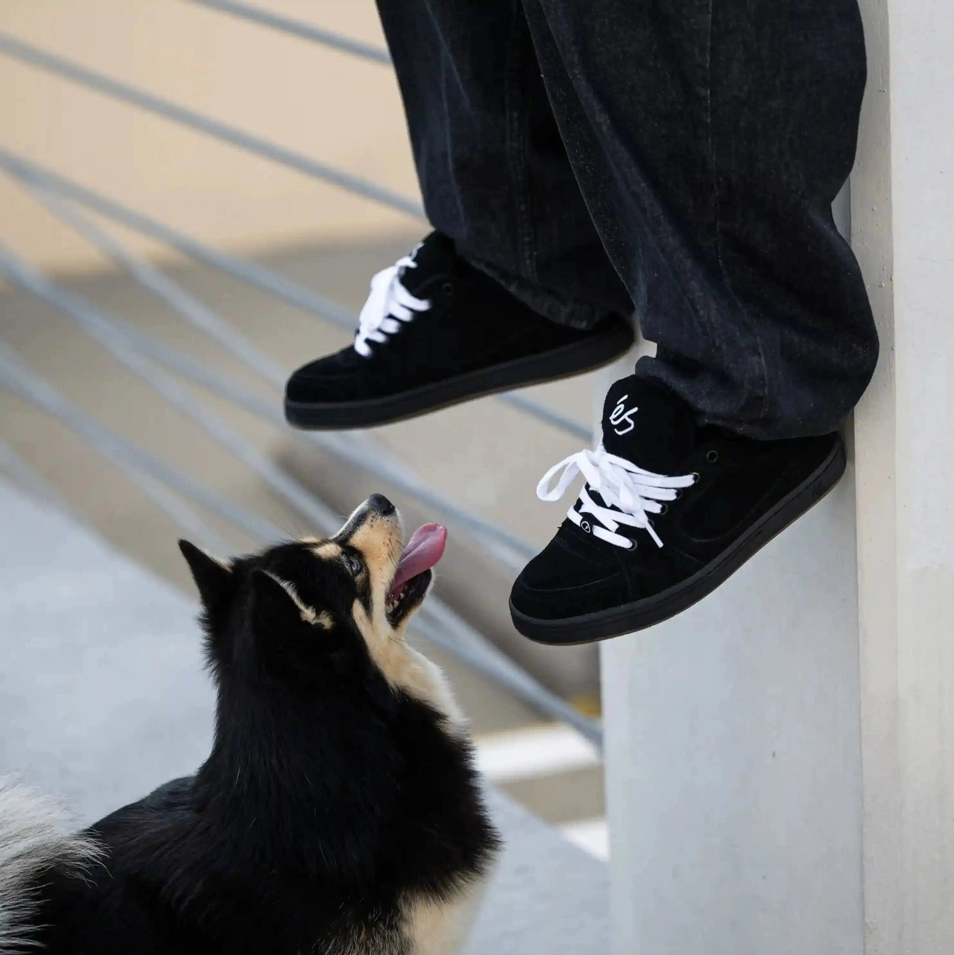 Accel Black – Low-Top Skate Shoe | éS Skateboarding EU Low-Top Shoe eS Footwear Sneakers Skate Style OG Premium