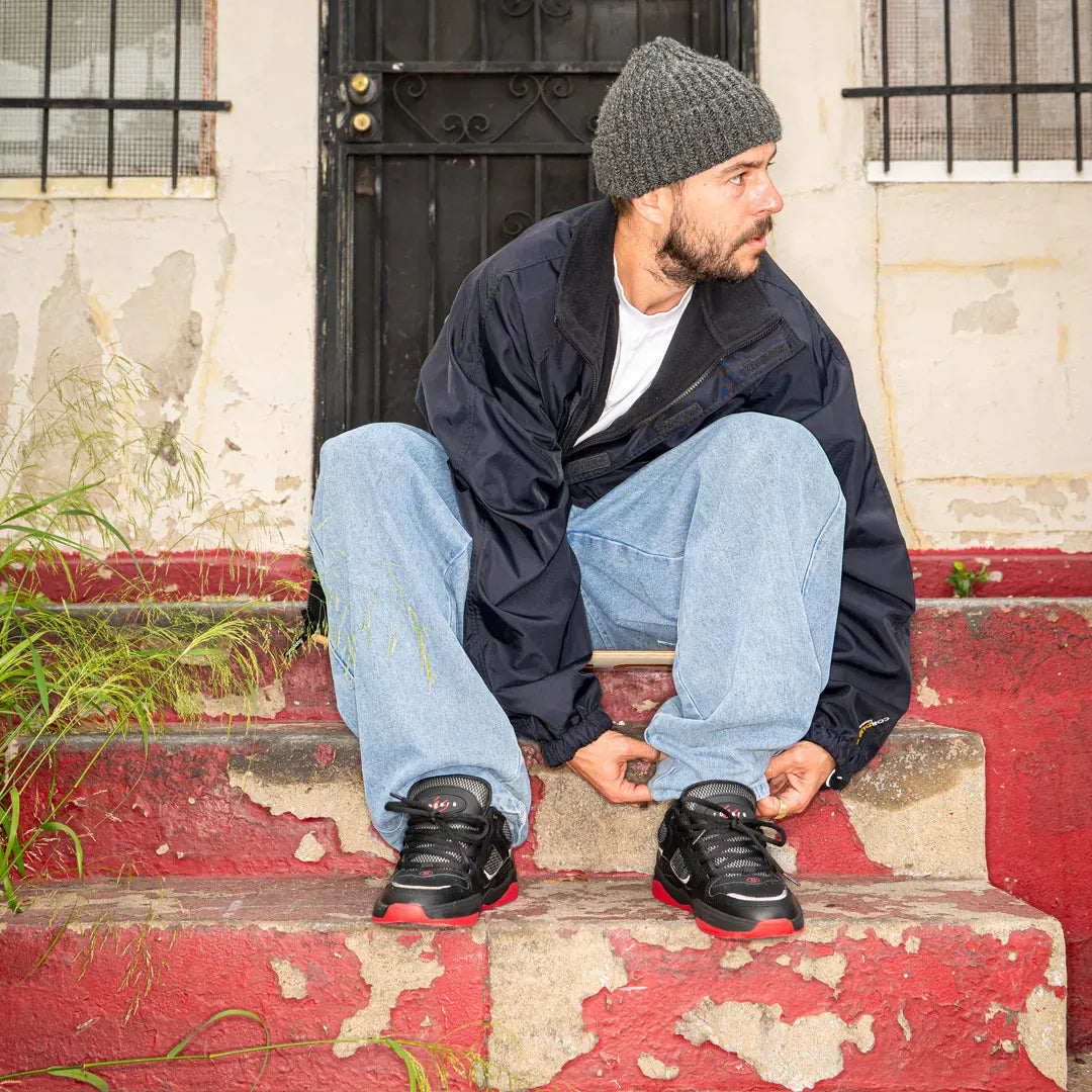 TJ Rogers Black/Red – Low-Top Shoe | éS Skateboarding EU Low-Top Shoe Es Footwear Sneakers Skate Style OG Premium