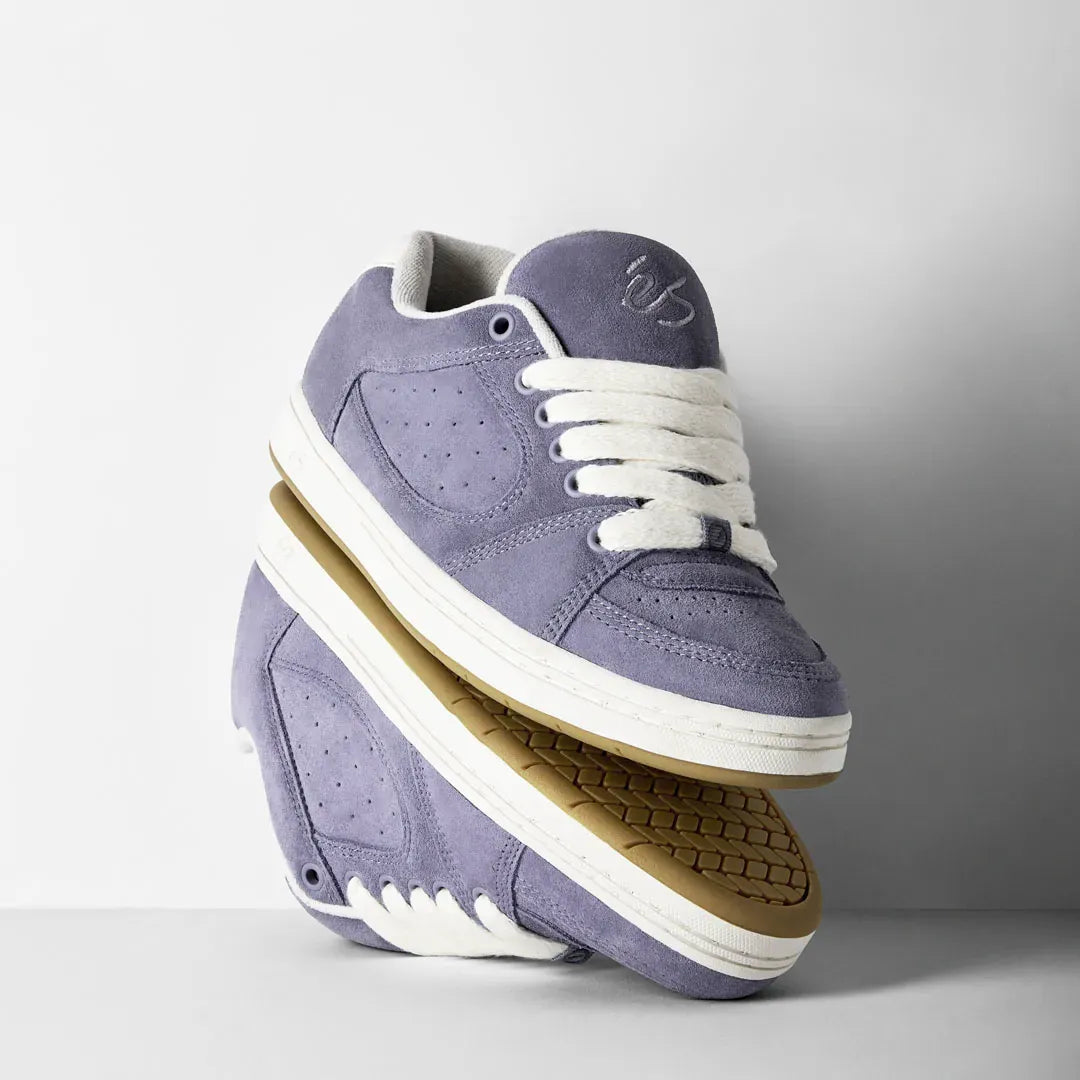 Accel Lavendar – Low-Top Skate Shoe | éS Skateboarding EU Low-Top Shoe Es Footwear Sneakers Skate Style OG Premium