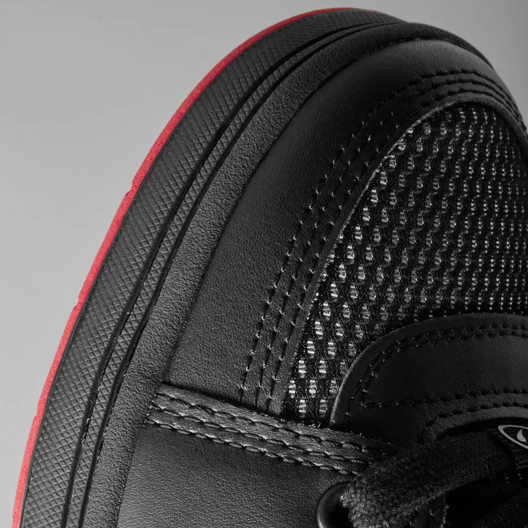 Accel Black/Black/Red – Skate Shoe | éS Skateboarding EU Low-Top Shoe Es Footwear Sneakers Skate Style OG Premium