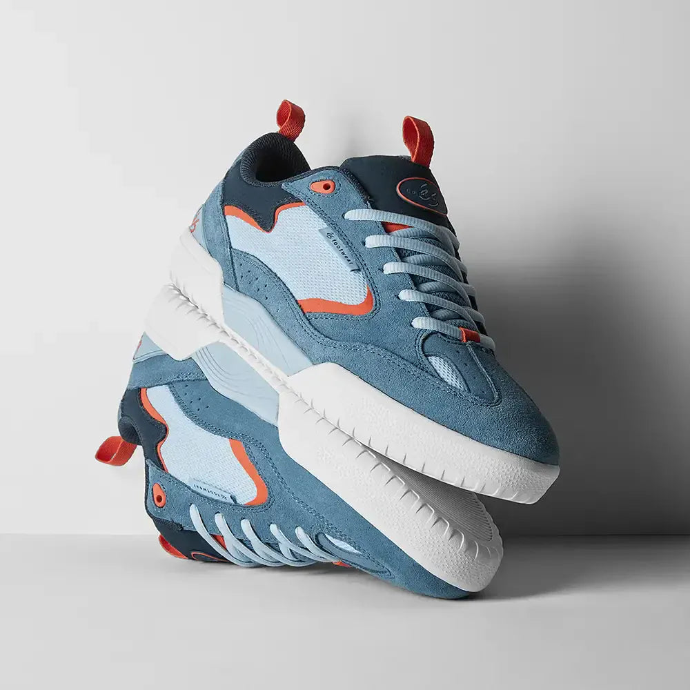 Quattro blue/white/navy - skate shoes | éS skateboarding – éS