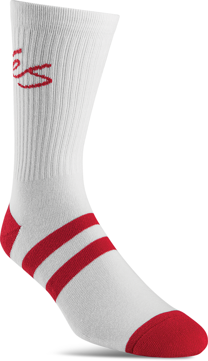 SCRIPT STRIPE CREW SOCK